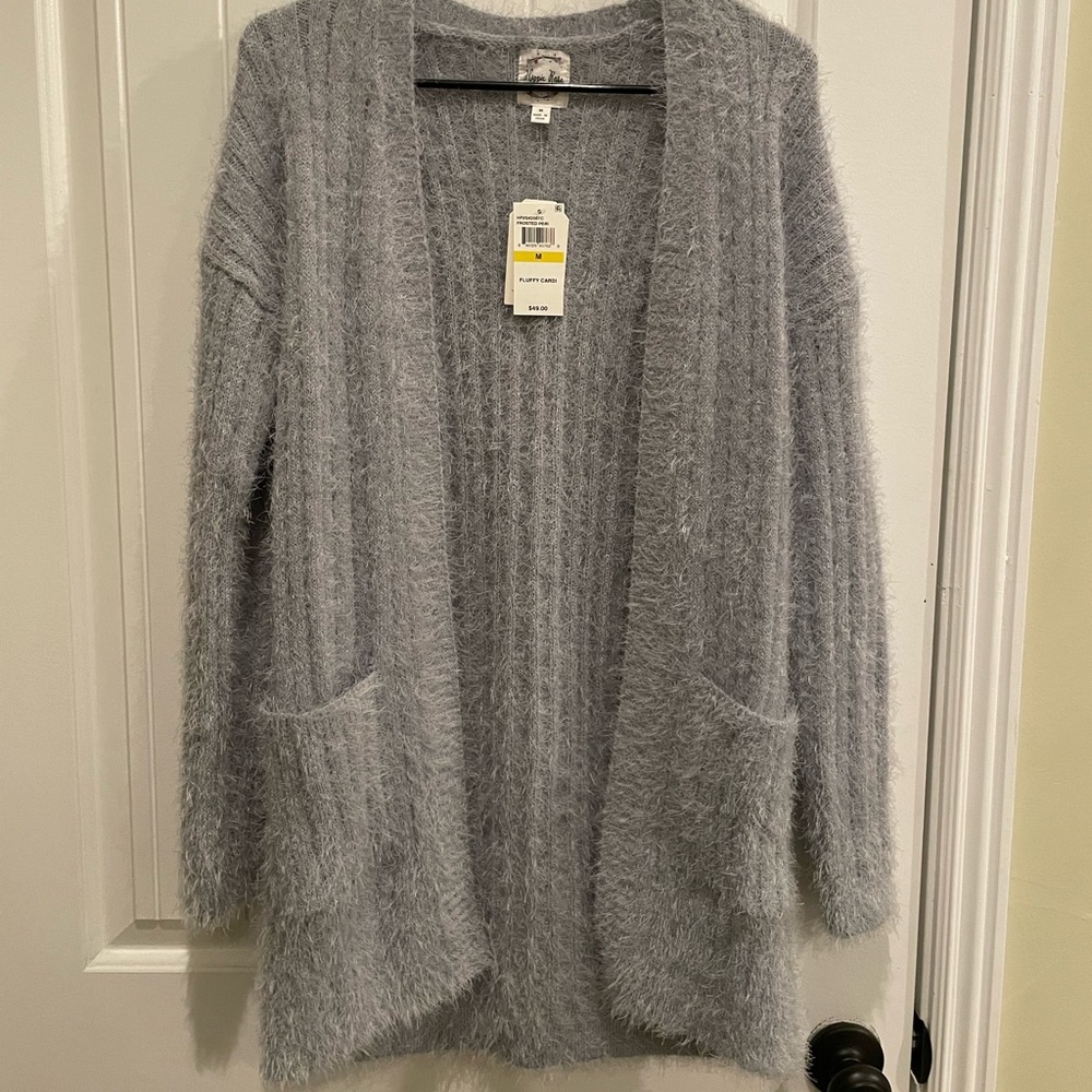 Fluffy/Fuzzy Hippie Rose Cardigan